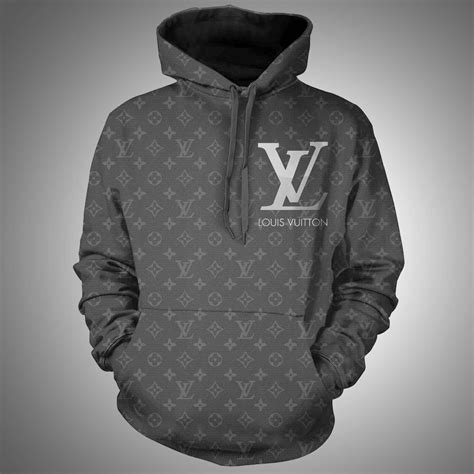 louis vuitton grey hoodie.